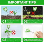 UNIWA Soil Moisture Meter, Plant Water Meter for House Plants and Indoor Potted Plants, Soil Moisture Monitor for Garden, Farm, and Lawn Plant Care,No Battery Needed