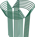 HiGift 12 Pack 10" W x 24" H Plant Stakes for Indoor Plants, Metal Garden Peony Support Cages, Outdoor Plant Supports Ring Prop, Large Plant Stake for Hydrangea,Rose,Flower,Vine,Potted Plants
