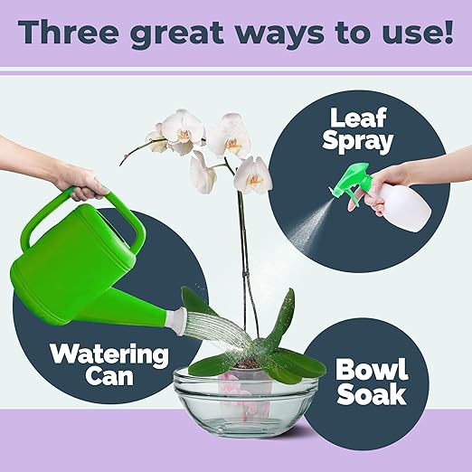 Orchid Plant Food – Liquid Fertilizer for Reblooming, Longer-Lasting Flowers & Healthy Roots, 32 oz