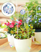 eZAKKA U-Shaped Acrylic Plant Trellis, 2 Pcs Hoya Trellis for Supporting Potted Climbing Plants Potted Ivy Indoor Outdoor with 2PCS Crystal Sun Catcher,4.7 x 11.8in
