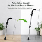 Electric Plant Watering Device for Indoor Plants, High Reach Watering Wand for Hanging Plants, Automatic Watering Tool from Bucket, Precise Flow No Spill, Portable Indoor Watering System