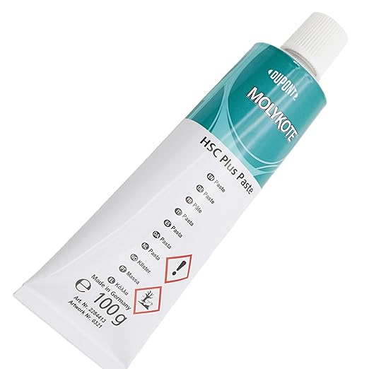 Molykote HSC Plus Paste 100g | High-Temperature Copper Anti-Seize and Assembly Paste | Threaded Connection Protection up to +1100 °C