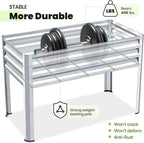 KING BIRD Large Raised Garden Bed with Legs Galvanized Elevated Planter Box 48×24×32 in for Backyard, Patio, Balcony, 400lb Capacity, Silver