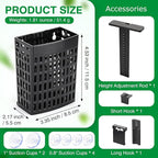 2026 Latest Upgraded Aquarium Plant Holder Adjustable Height with Extendable Hook and Suction Cup for Fish Tank Aquaponic Plant Cultivation and Aquascape Accessories Decorations (4 Pack)