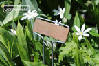 GardenMate 50-Pack Weatherproof Banner Copper Metal Plant Labels, Height 10.5", Label Area 2.5'' x 7/8''