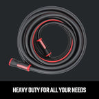 Craftsman Heavy Duty Professional Grade Black Garden Hose, 100 Feet x 5/8 Inch