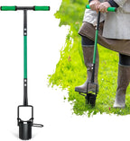 Altdorff Bulb Planter Tool, Sod Plugger with Long Handle Serrated Base, 5-in-1 Lawn Plug Garden Tool for Transplanting, Digging, Grass Plug, Soil Sampler, Planting for Tulips, Iris, Daffodils