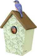 Wild Wings Decorative Bluebird House Olive Blossoms, Green