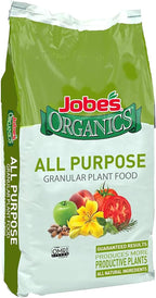Jobe’s Organics Granular All Purpose Fertilizer, Easy Plant Care Fertilizer for Vegetables, Flowers, Shrubs, Trees, and Plants, 16 lbs Bag