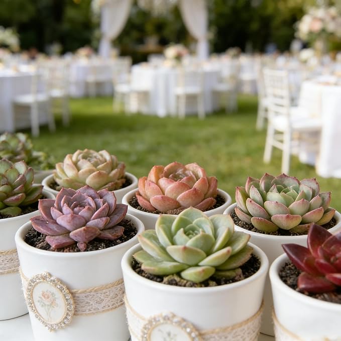 24 Pack Succulents Plants Live, Assorted Mini Succulents Bundle, Easy Care Bare Root Succulent Plants for Indoor Outdoor Decor, Home Office Desk, Terrarium DIY, Gift for Plant Lovers