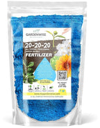 Gardenwise 20-20-20 Water-Soluble Fertilizer – Powder for Liquid Plant Food for Indoor & Outdoor Plants, Orchids, Vegetables, Lawns, Flowers – 20 20 20 Fertilizer 1 Quart (2 lbs)