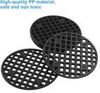 150 Pcs 45mm Plant Pot Mesh Hole Covers Pads, Flower Pot Hole Mesh Pads Plastic Bottom Grid Mat Round Meshs Screen Pot Bottom Gasket Bonsai Drainage Screen