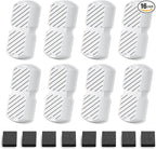 GROOKPET Dog Water Fountain Filters: 16 Dog Fountain Filters - Pet Water Fountain Filters Replacement - Including 8 Filters + 8 Sponges - Suitable for GROOKPET Dog Water Fountain for Large Dogs