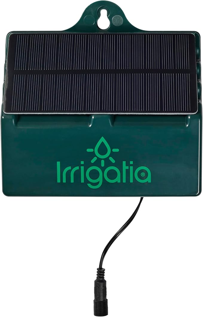 Bosmere Irrigatia Sol-C12 Solar Automatic Watering System for Water Barrels, green