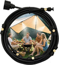 Misters for Outside Patio, 19FT(6M) Misting Line+6 Mist Nozzles, Outdoor Misting Cooling System for Patio Backyard Garden Greenhouse