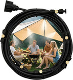 Misters for Outside Patio, 19FT(6M) Misting Line+6 Mist Nozzles, Outdoor Misting Cooling System for Patio Backyard Garden Greenhouse