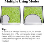 Pryitier Aquarium Floating Plant Barrier, Floating Plant Corral Self Adjusts to Water Level Fish Tank Fence Keeps the Floaters Away from the Filter