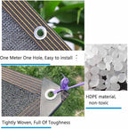 Sun Sail Shade 3m X 3m 3m X 4m 2m X 2m Net Cloth Greenhouse Plant Shading Net, Shade Mesh Tarp Shade Sail Outdoor Shade/Plant/Flower/Patio Protection,black-4x5m