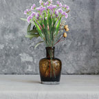 Beavorty Simulation Bouquet Artificial Orchid Flower Bunch UV Resistant White 6pcs Decorative Floral Arrangement for Wedding Living Room Home Decor