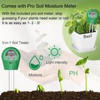 Indoor Herb Garden Kit – 10 Non-GMO Herb Seeds with Soil, Pots & Moisture Meter – Easy Windowsill Gardening Starter Set – Unique Gift for Gardeners, Home Chefs & Families