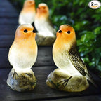 Solar Bird Garden Statue with Lights, for Mom Grandma, Waterproof Outdoor Decor for Yard Patio Lawn, Unique Garden Gifts for Mom Women