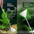 4Pcs Aquascaping Tools, Jeimier Aquascape Kit, Long and Strong Aquarium Tweezers, Scissors, Algae Scraper, Aquarium Plant Tools, Fish Tank Plant Trimming Kit