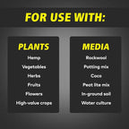 General Hydroponics FloraSeries Hydroponic Nutrient Fertilizer System with FloraMicro, FloraBloom and FloraGro, 1 gal.