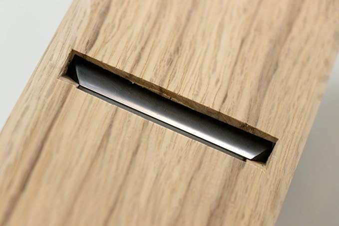 Wazakura Japanese Hand Plane (Kanna) Botan Oak for Smoothing, Woodworking Tool, Made in Japan (58mm)