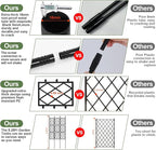 5.25FT Garden Trellis for Climbing Plants Outdoor, Black Iron Pipe Support Fence,Metal Wall Lattice Climbing Frame for Potted Plants Indoor for Ivy Vines Vegetable Flower, Patio, Lawn, Yard, Backyard