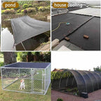 Sun Shades for Garden 2m by 2m Shading Net 90% Mesh Breathable Shade Cloth Sunscreen Heat-Insulating Shade for Balconies/greenhouses, Customizable Sizes,black-5x7m