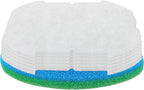 Pond Filters for Outdoor Ponds, Suitable for Inpond 5 in 1 300 Gallon Model, Polymer Wool Filter Pads and Foam Filters (Fit 300)