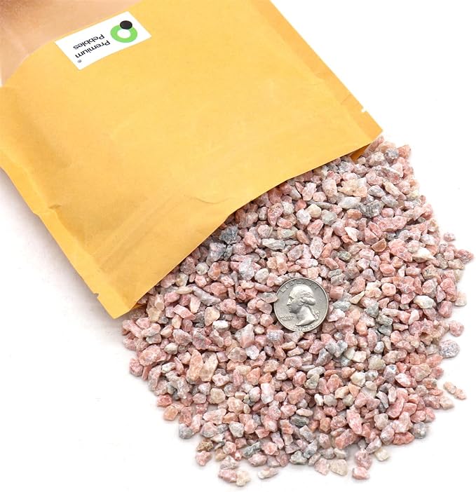 Coarse Sand. Pink Color. 1/8 Inch 2 lbs. for Potting Soil, Succulents, Pots, Plants, Gardening, Indoor, Crafting, Vase Fillers, Landscaping (X-Mini, COARSE Sand - Pink Crystal, 2)