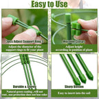 Legigo 6 Packs 18inch Plant Support Cages with 3 Adjustable Support Rings- Small Tomato Cage for Pots Plant Holder for Home Garden Balcony for Orchids, Tomato, Vegetables, Flowers, Climbing Plants