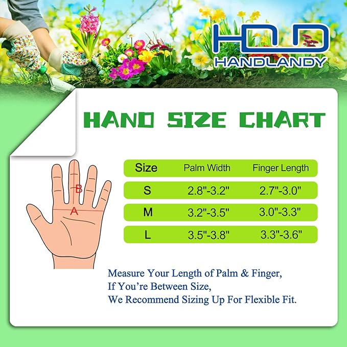 HANDLANDY Long Gardening Gloves for Men & Women, Thorn Proof Rose Pruning Gloves Leather Gauntlets Garden Glove Yard Work Glove (Warm Brown, Large)