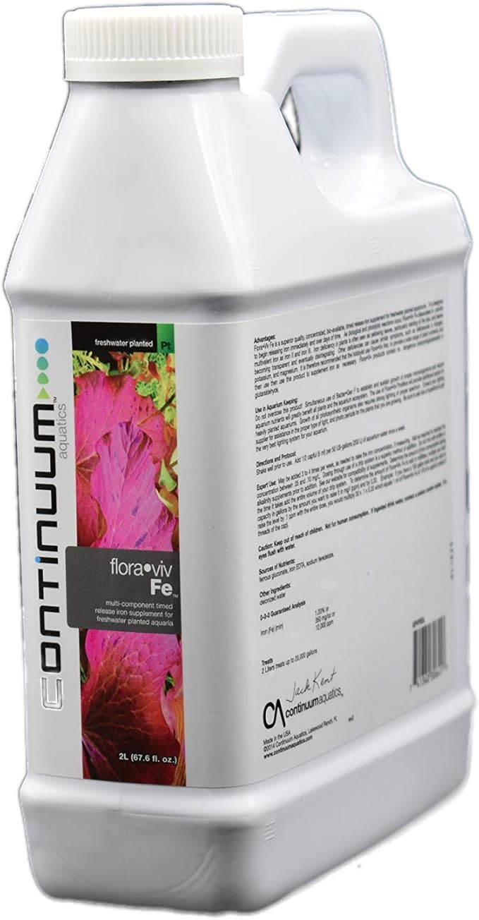 Continuum Aquatics Flora Viv Fe – Timed Release Iron Supplement for Freshwater Planted Aquariums