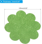 PATIKIL 5 Inch Plant Pot Hole Pad, 30 Pack Non-Woven Fabric Flower Shape Bonsai Bottom Soil Mat, Green