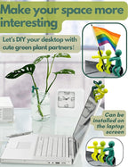 Plant Propagation Buddy - Cute Plant Support for Sprouts, Stems, and Cuttings; 6PCS Leaf Friend Plant Stem Support；Fun and Decorative Indoor Accessories; Ideal Gifts for Plant Lovers