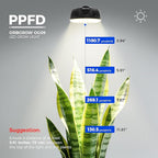 Barrina Orbgrow OG09 Puck LED Grow Light with 660nm Red LEDs, 36W(4 x 9W, 540 Watt Equiv), Plant Lights for Indoor Plants Full Spectrum, Magnetic & Linkable, Small Grow lamp, Seeding, 4 Packs, Black