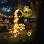 SRNPMIU Solar Watering_Can Light, Yard Outdoor Decor Lights, IP65 Waterproof, Hanging Dragonfly Garden Light, Outside Garden Flower Bed Decor, Women Gift, Birthday Gifts