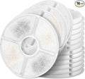 Cat Water Fountain Filters, Pack of 16 Replacement Filter Fit for 81oz/2.4LCat Pet Fountain, 3 Filtration System