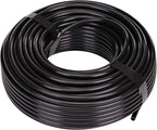 Raindrip 016010T 1/4-Inch Drip Irrigation Supply Tubing, 100-Foot., for Drip Irrigation, Drip Emitters, Irrigation Parts, Systems, Black Polyethylene
