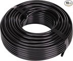 Raindrip 016010T 1/4-Inch Drip Irrigation Supply Tubing,100-Foot.,for Drip Irrigation,Drip-Emitters,Irrigation-Parts,Systems,Black Polyethylene,(Pack of 10)
