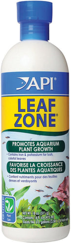 API LEAF ZONE Freshwater Aquarium Plant Fertilizer 18-Ounce Bottle White