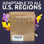 Wildflower Seeds Edible Flowers Mix - 1 Ounce Over 7,000 Open Pollinated Annual and Perennial Seeds