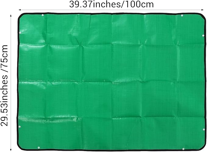 29.5" x 39.4" Planting Mat for Potting, Waterproof Repotting Mat Succulent Green Foldable Reusable Garden Soil Change Mats for Indoor Plant Pots Gardening Gifts