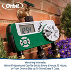 2-Pack Orbit 56082 3-Outlet Programmable Digital Hose Watering Timer