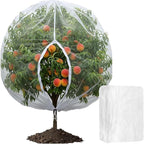 Heavy-Duty Garden Plant Protector with Zippered & Drawstring Closure Breathable Mesh Cover for Birds Deer Squirrels Defense Zippered Protective Garden Netting