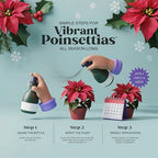 Gardenera Premium Holiday Plant Food Mist - 3-1-2 Liquid Fertilizer Spray for Poinsettias, Christmas Flowers, and Greenery - 8oz