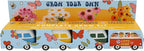 BUZZY Seeds Mini Ceramic Flower Bus Grow Kit, 4-Pack – Colorful Retro Bus Planters with Daisy, Cosmos, Calendula & Coneflower Seeds, All-in-One Seed Starter Gift Set