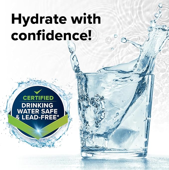 Camco TastePURE 4-Ft Water Hose - RV Drinking Water Hose Contains No Lead, No BPA & No Phthalate - Features Reinforced Design & Crafted of PVC - 1/2” Inside Diameter, Made in the USA (22763)